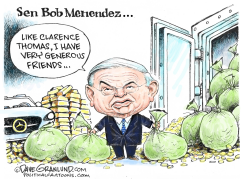 SEN MENENDEZ GIFTS by Dave Granlund