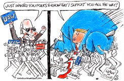 PRESIDENTIAL PICKET PLOYS by Randall Enos