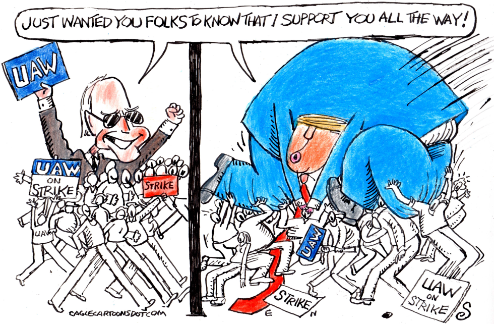 PRESIDENTIAL PICKET PLOYS