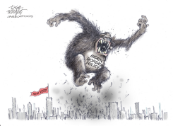 NEW YORK MIGRANT CRISIS by Dick Wright