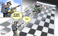 UKRAINE AT LONG WAR by Paresh Nath