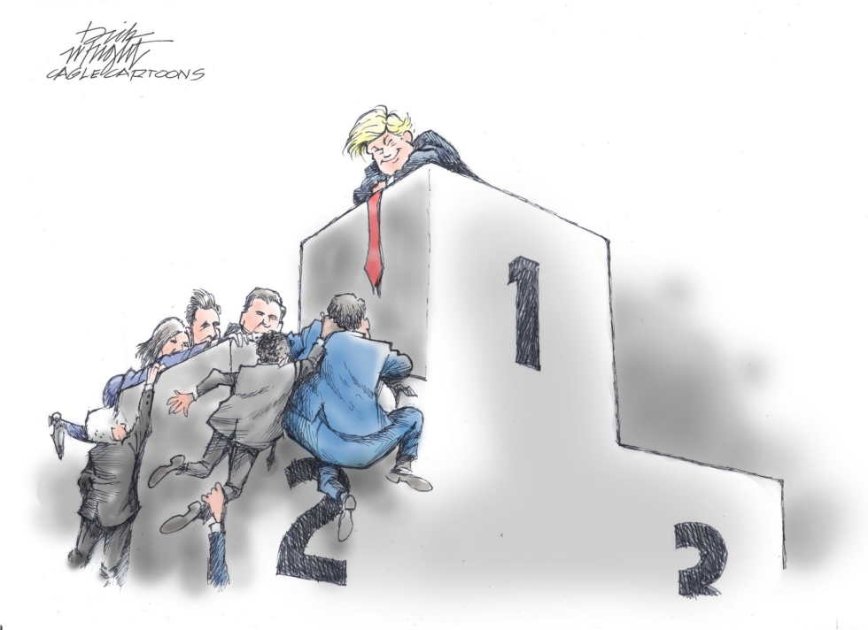 Fighting For Second Place