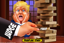 NEW YORK JUDGE FINDS TRUMP LIABLE FOR FRAUD by Bart van Leeuwen