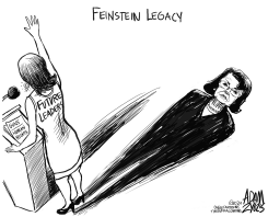 DIANNE FEINSTEIN by Adam Zyglis