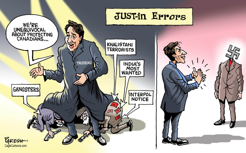 Justin Trudeau faux pas
