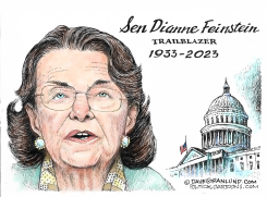 SEN FEINSTEIN TRIBUTE by Dave Granlund