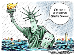 NEW YORK CITY RECORD RAIN by Dave Granlund
