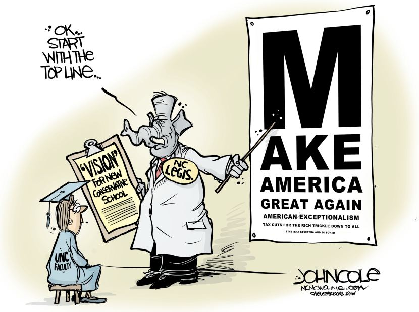 NORTH CAROLINA Conservative 'vision' for UNC