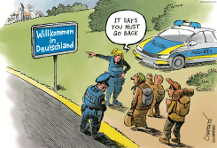 MORE BORDER CONTROLS by Patrick Chappatte
