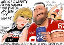 SWIFT AND NFL by Pat Bagley
