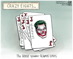 HOUSE SPEAKER OUSTED by Adam Zyglis