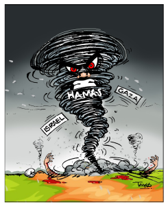 ISRAEL GAZA CONFLICT by Tayo Fatunla