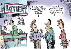 LOTTERY AT BILLION by Joe Heller