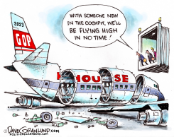 GOP HOUSE DIVIDED 2023 by Dave Granlund