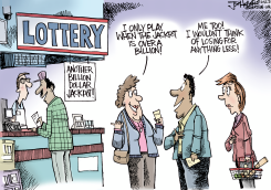 LOTTERY AT BILLION by Joe Heller