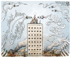 HAMAS AND ISRAEL by Adam Zyglis
