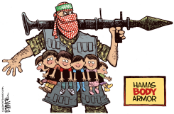 HAMAS BODY ARMOR  by Rick McKee