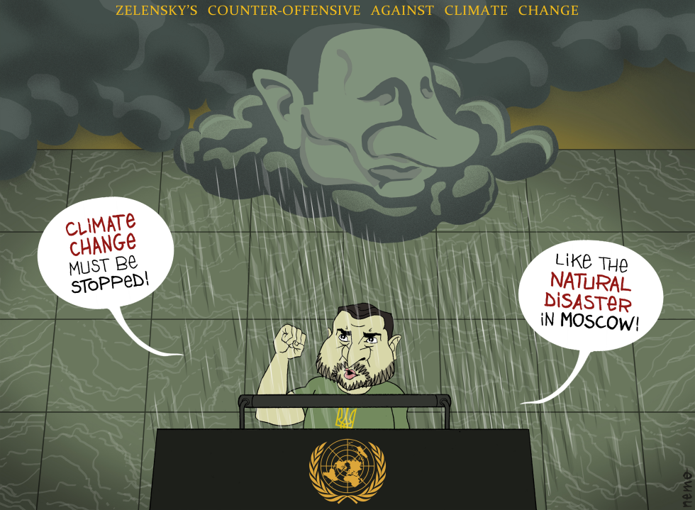 Zelensky's Against Climate Change