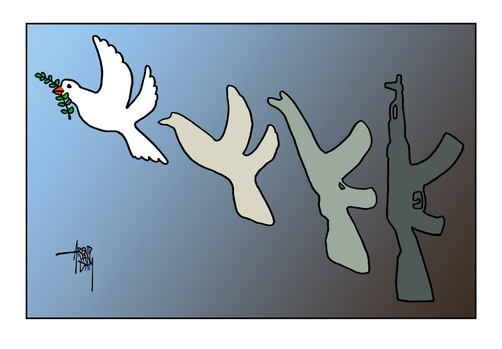 from peace to guns