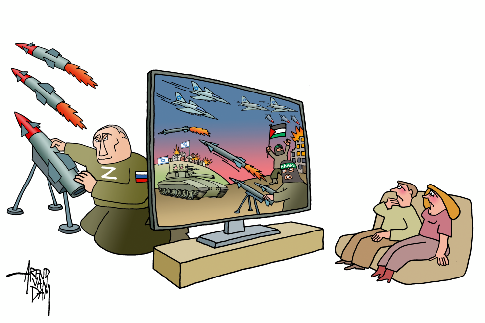 Putin out of focus