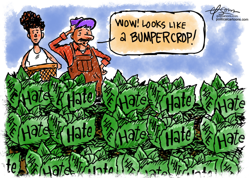 Hatred on the rise