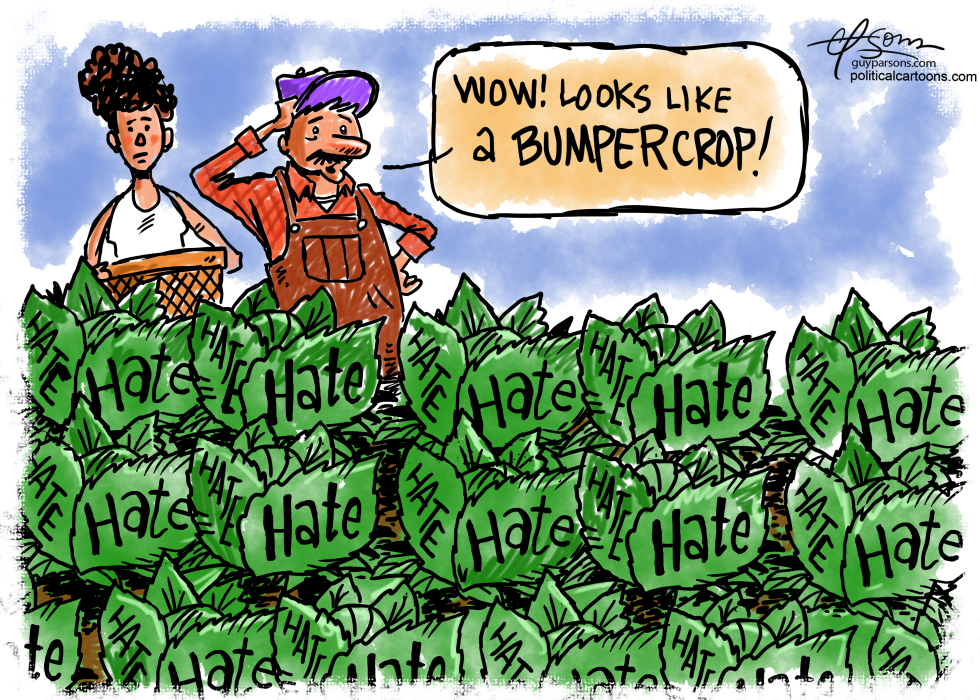 Hatred on the rise