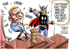 THE HOUSE GAVEL by Dave Whamond