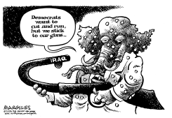 DEMOCRATS WANT TO CUT AND RUN by Jimmy Margulies