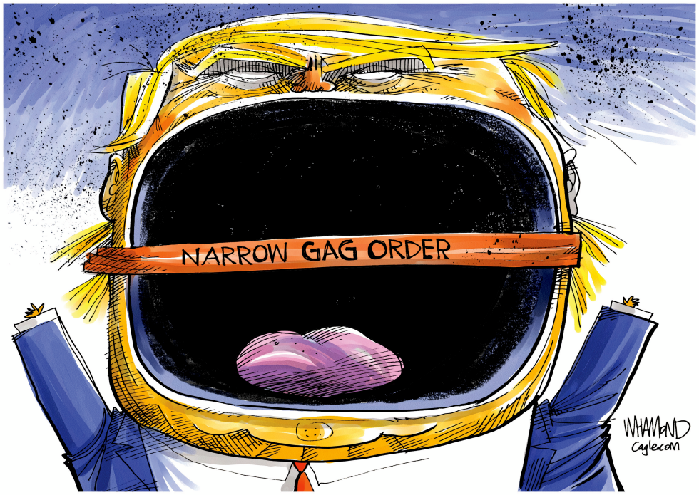 Trump gets narrow gag order