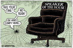 SPEAKERS CHAIR STILL EMPTY by Monte Wolverton