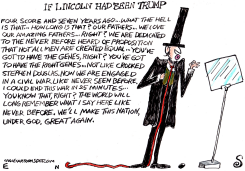 IF LINCOLN HAD BEEN TRUMP by Randall Enos