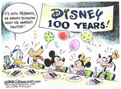 DISNEY 100TH by Dave Granlund