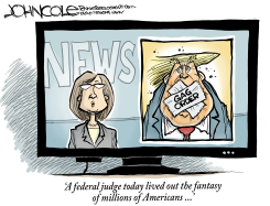TRUMP GAG ORDER by John Cole