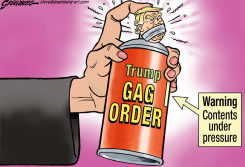 TRUMP GAG ORDER by Steve Greenberg