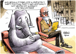 REPUBLICAN SYMBOL by Dave Whamond