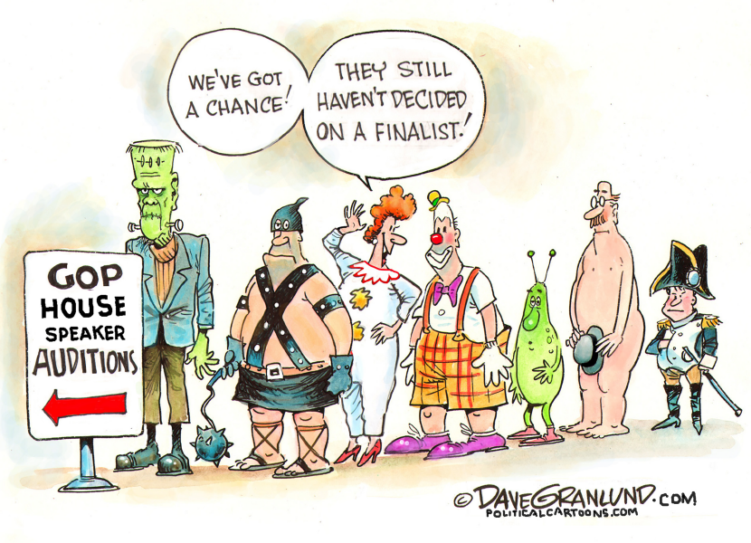 GOP Speaker auditions