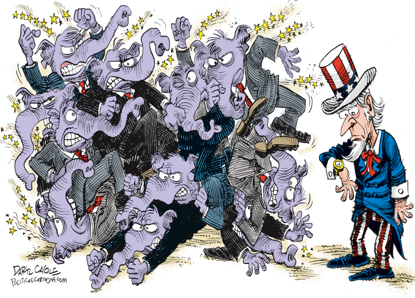 Waiting While the Republicans Fight - Revised