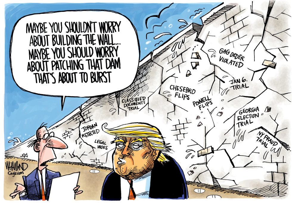 Trump Dam about to Burst