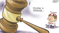 PICKING A SPEAKER by Jeff Koterba