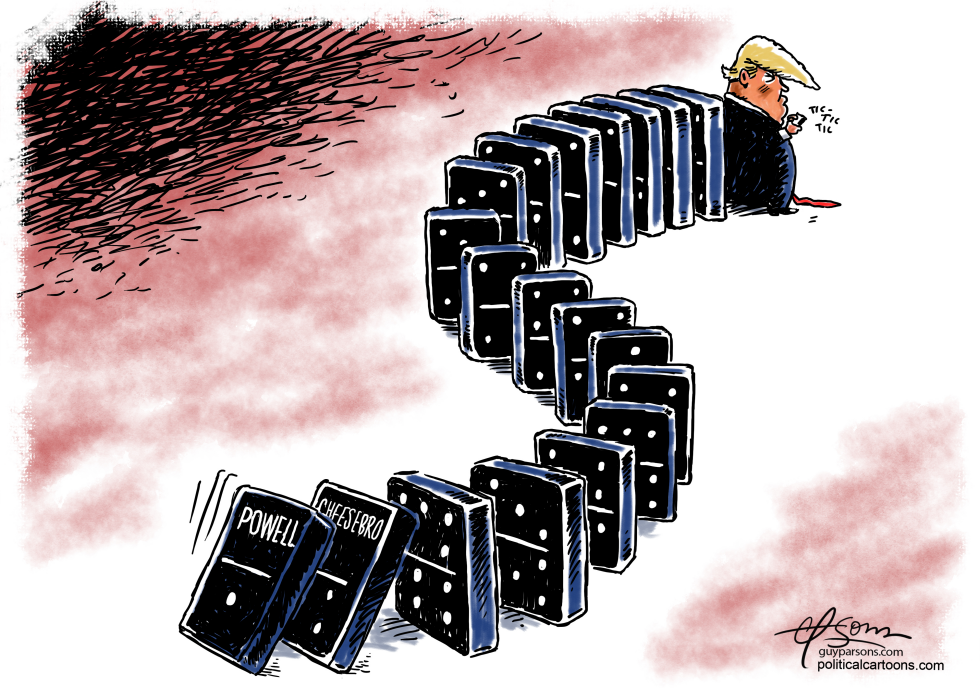One by one they fall