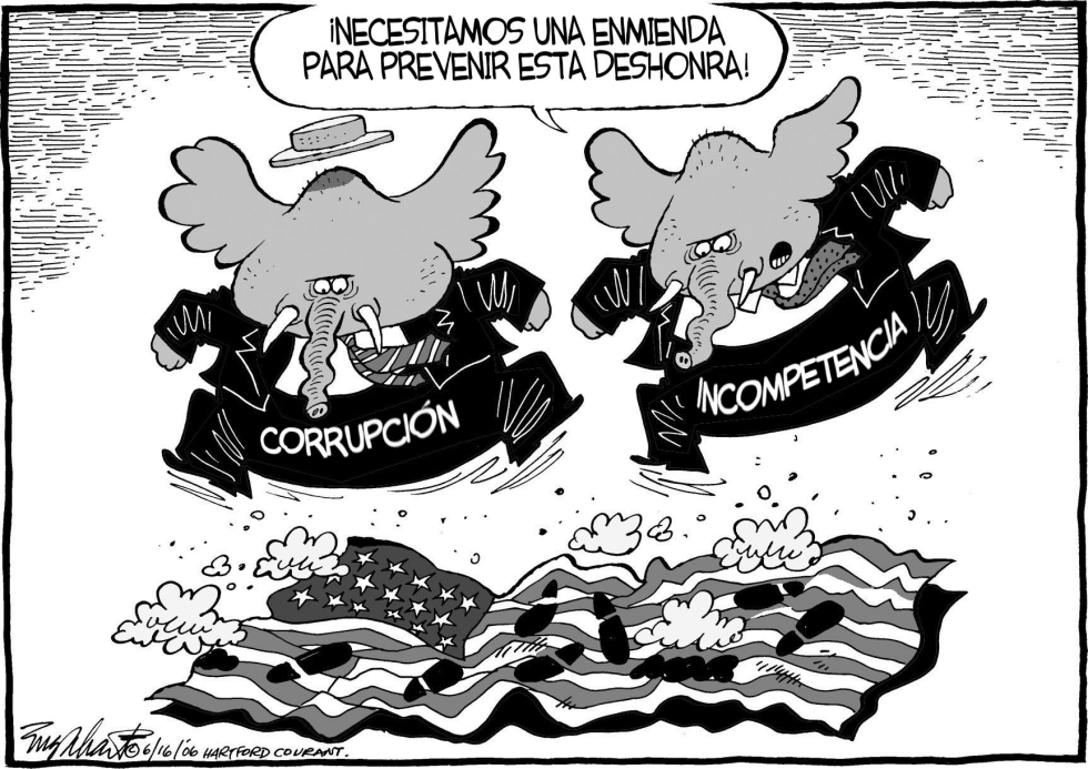  ENMIENDA PARA LA BANDERA by Bob Englehart