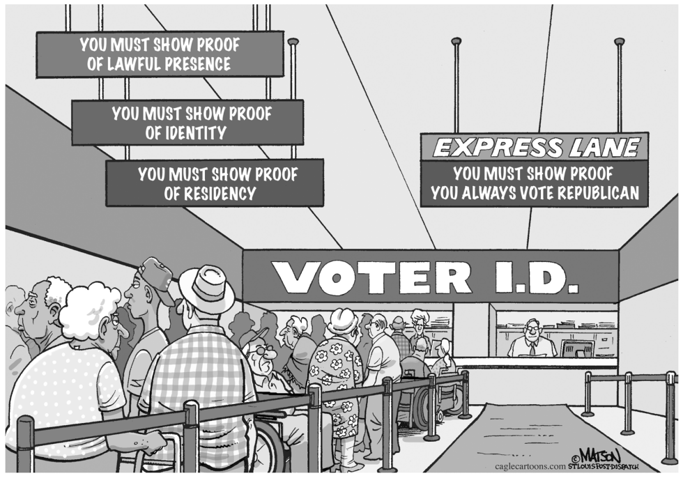 Voter ID Express Lane-GRAYSCALE