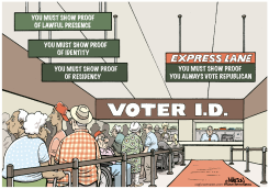 VOTER ID EXPRESS LANE by R.J. Matson