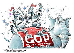GOP SPEAKER INFIGHTING by Dave Granlund