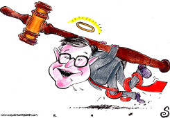 THE NEW SPEAKER'S GAVEL by Randall Enos