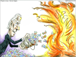 BIDEN BONFIRE by Taylor Jones