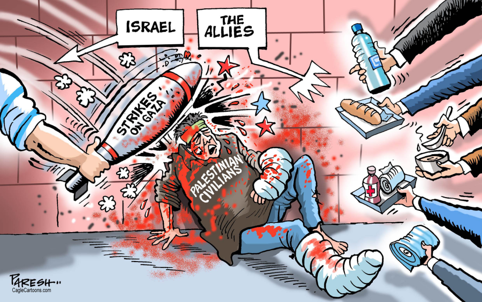 Gaza strikes and Aid