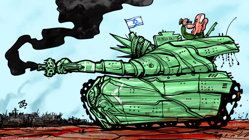 American values in Gaza war !