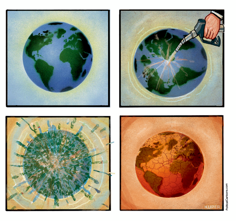 Earth's Oceans Spinning Out Of Balance