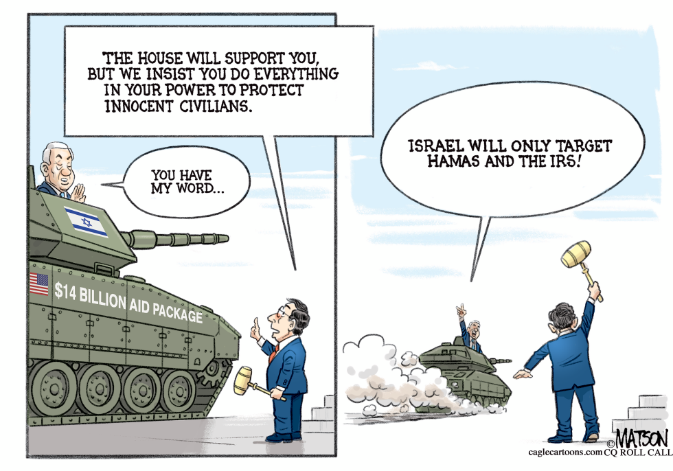 Speaker Johnson Will Aid Israel With Conditions